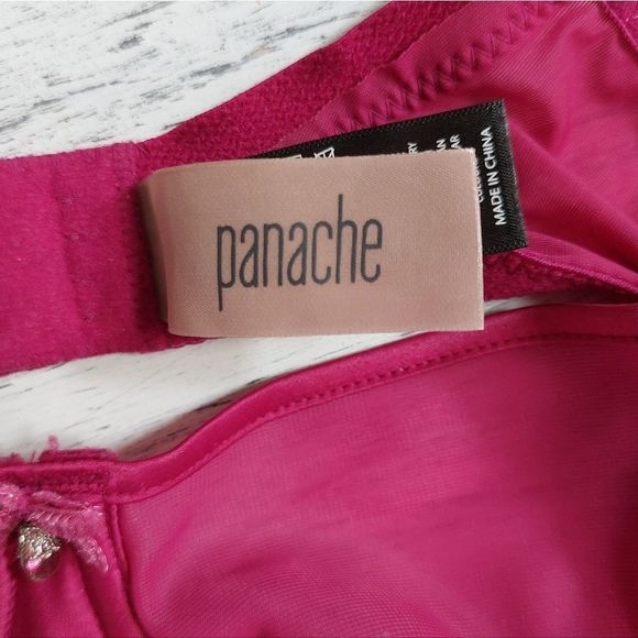 Panache lightly lined burgundy bra - Picture 5 of 6